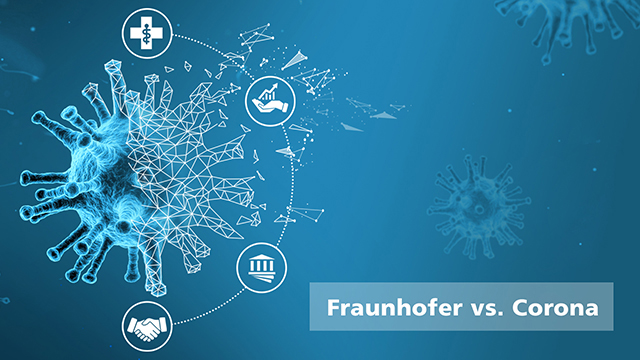 Bild der Fraunhofer-Initiative "Fraunhofer vs. Corona" 